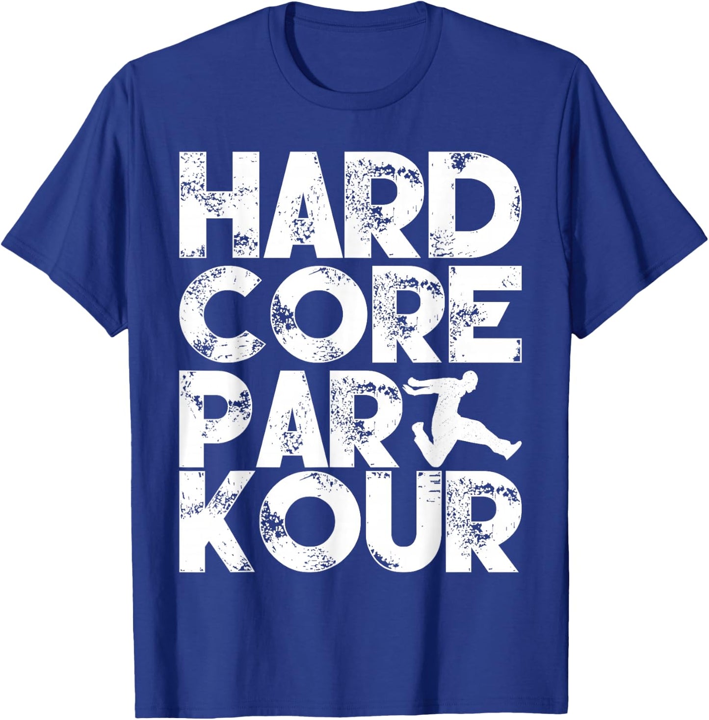Hardcore Parkour Cool Practitioner Freerunning Boys T-Shirt - T-Shirt | Royal