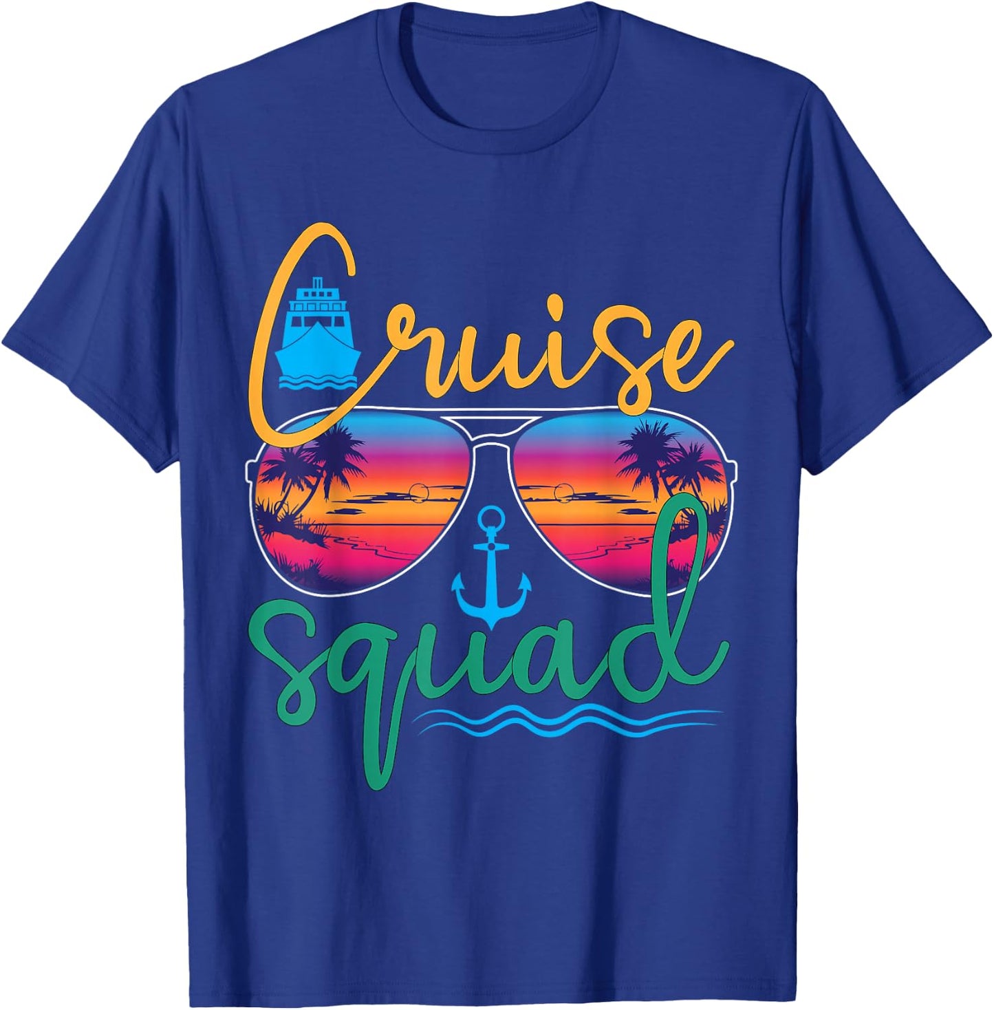 Cruise Squad 2025 Family Vacation Beach Matching Groupe T-Shirt - T-Shirt | Royal