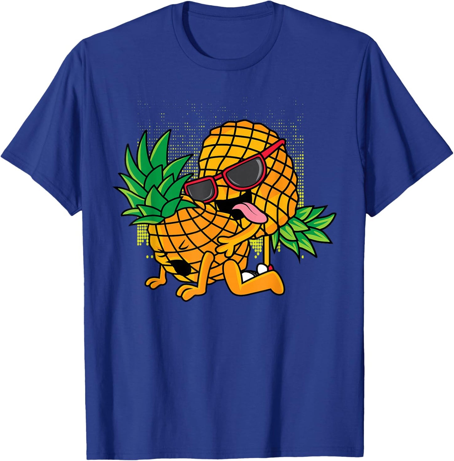 Funny Upside Down Pineapple Swinger Sexy Joke Men and Women T-Shirt - T-Shirt | Royal