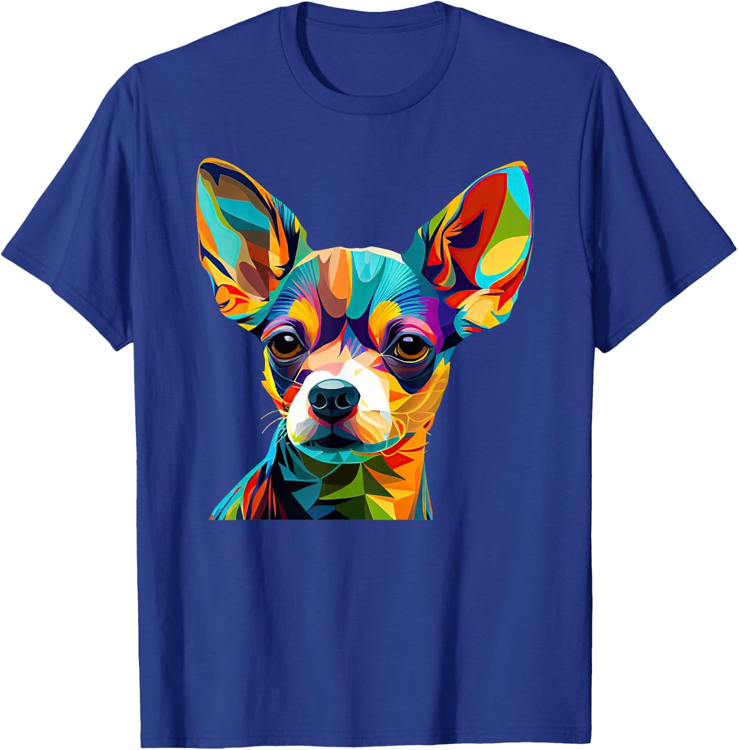 Chihuahua Lover Design Pop Art Cute Chihuahua T-Shirt - T-Shirt | Royal