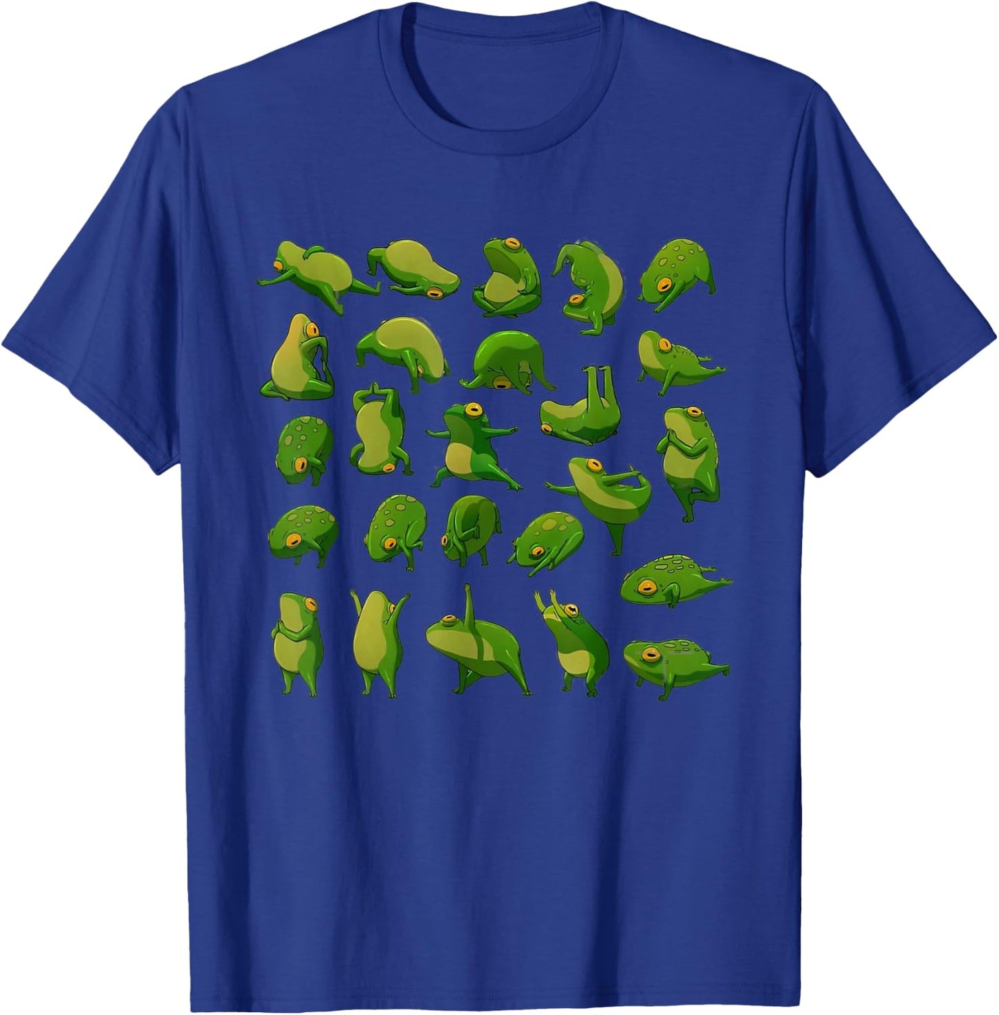 Frog Yoga Poses Frog Lover Namaste Yoga Meditation Gift T-Shirt - T-Shirt | Royal