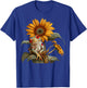 Cute Sunflower Red Eyed Tree Frog Lover Amphibian T-Shirt - T-Shirt | Royal