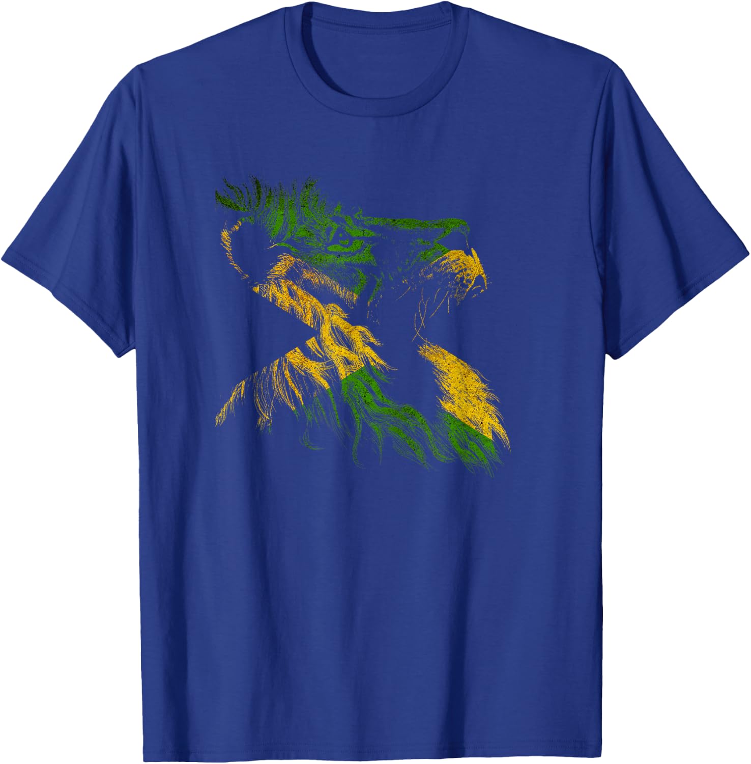 Reggae Lion Rastafarian Music Freedom Zion Jamaica T-Shirt - T-Shirt | Royal