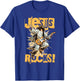 Church and Jesus Is My Jam Funny Jesus Rocks! Guitar Playing Jesus Christ T-Shirt - T-Shirt | Royal