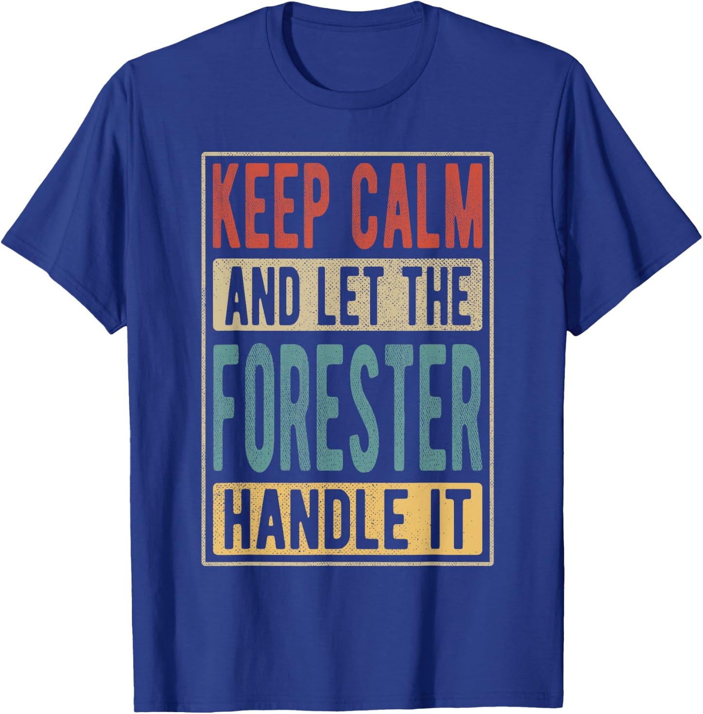Forester Retro Design - Forester T-Shirt - T-Shirt | Royal