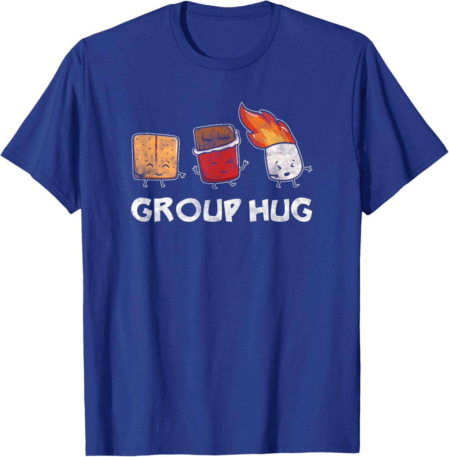 Smores S'mores Marshmallow Funny Camping Campfire T-Shirt - T-Shirt | Royal