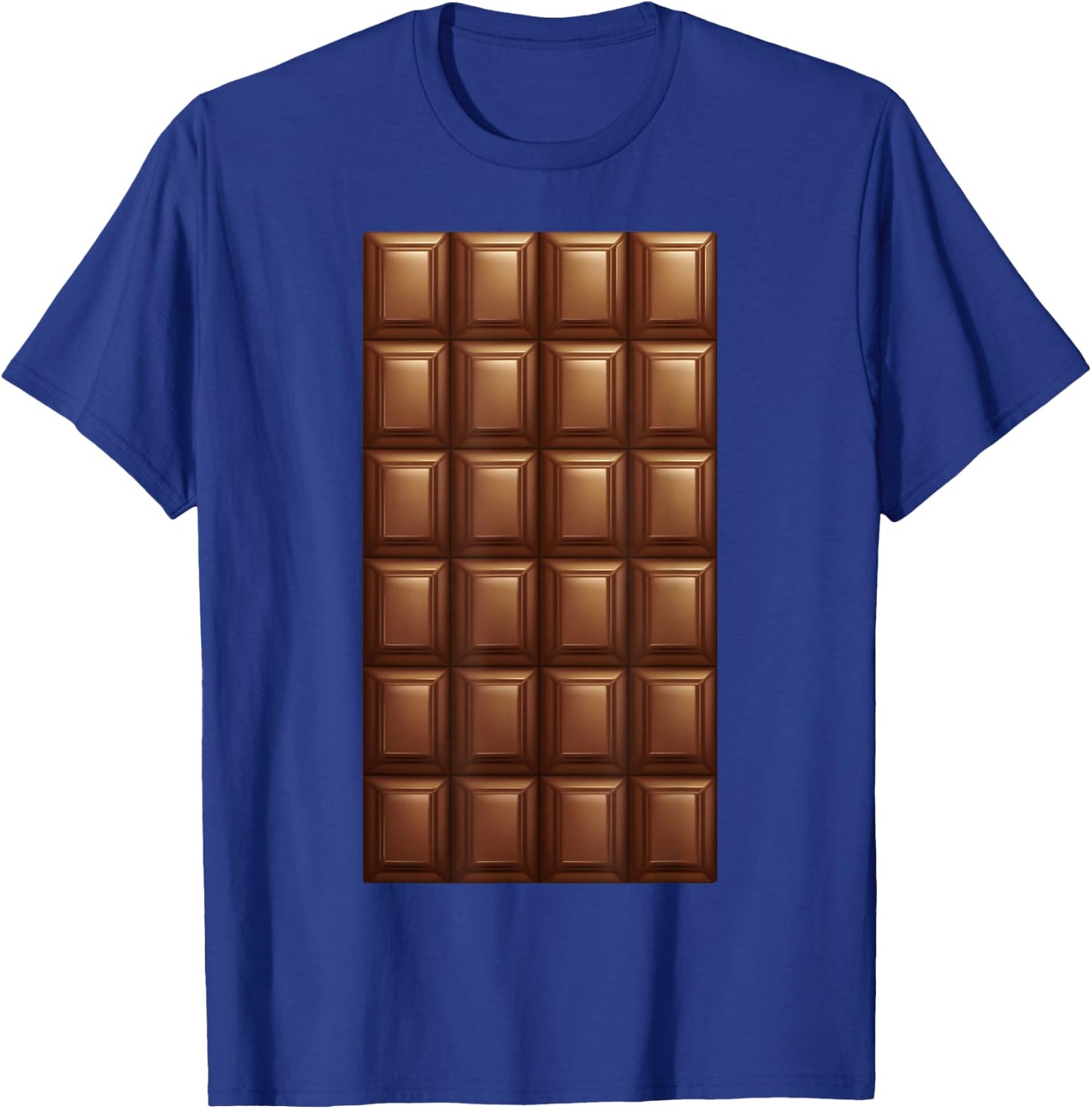 Chocolate Bar Shirt Adult Kids Chocolate Bar Costume T-Shirt - T-Shirt | Royal