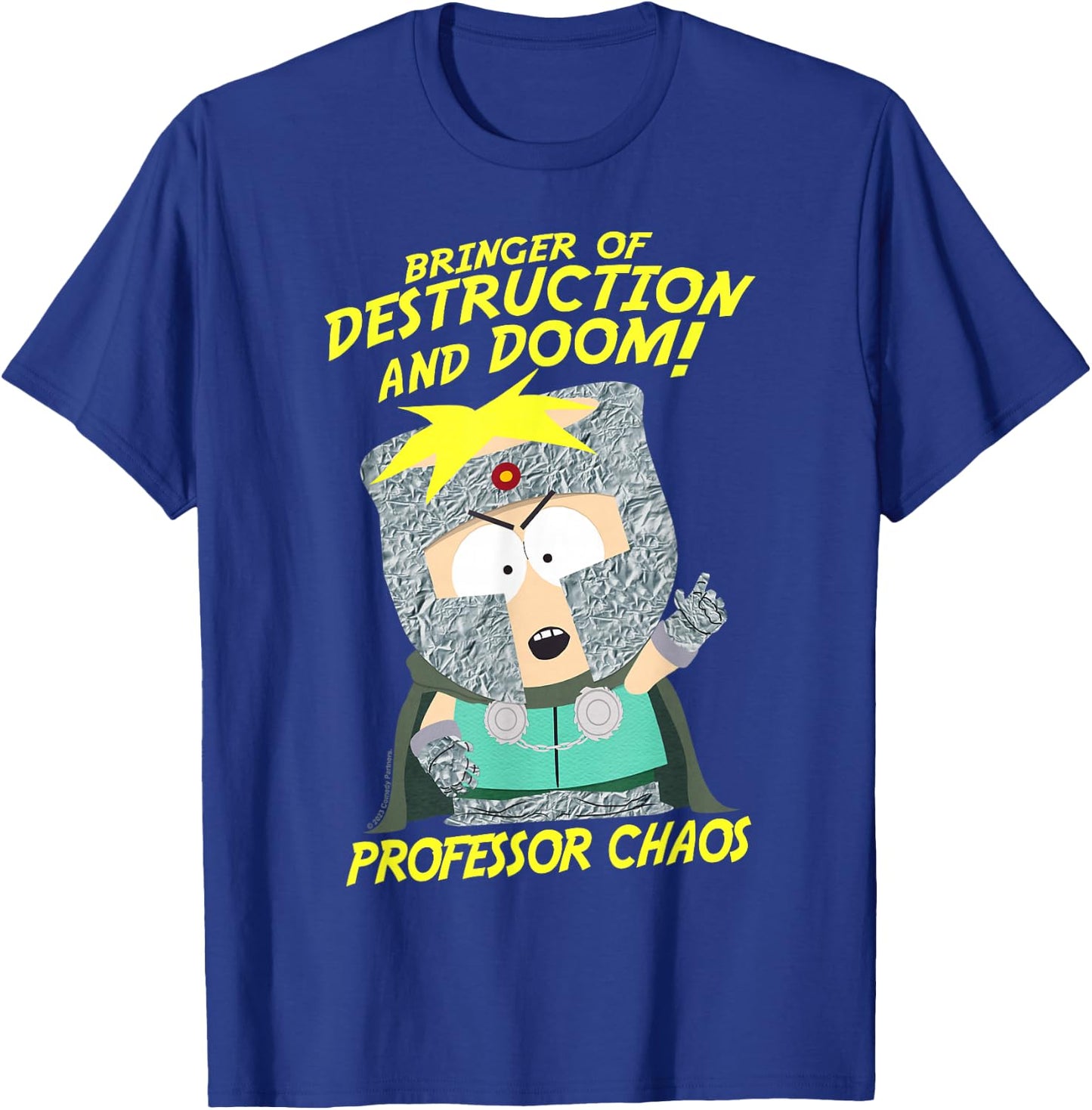South Park Professor Chaos Destruction & Doom T-Shirt - T-Shirt | Royal