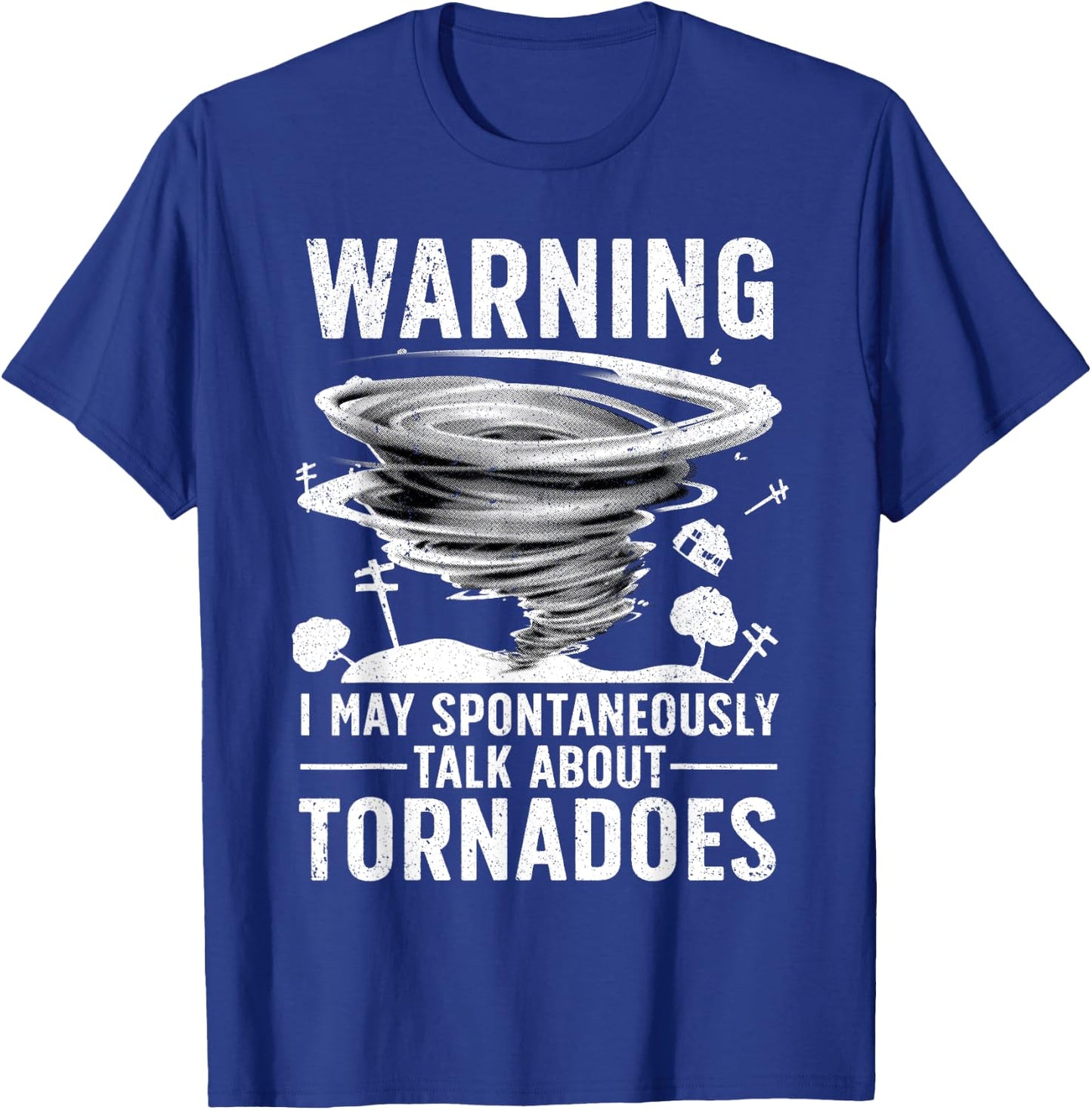 Funny Tornado Art Women Storm Twister Chaser Lover T-Shirt - T-Shirt | Royal
