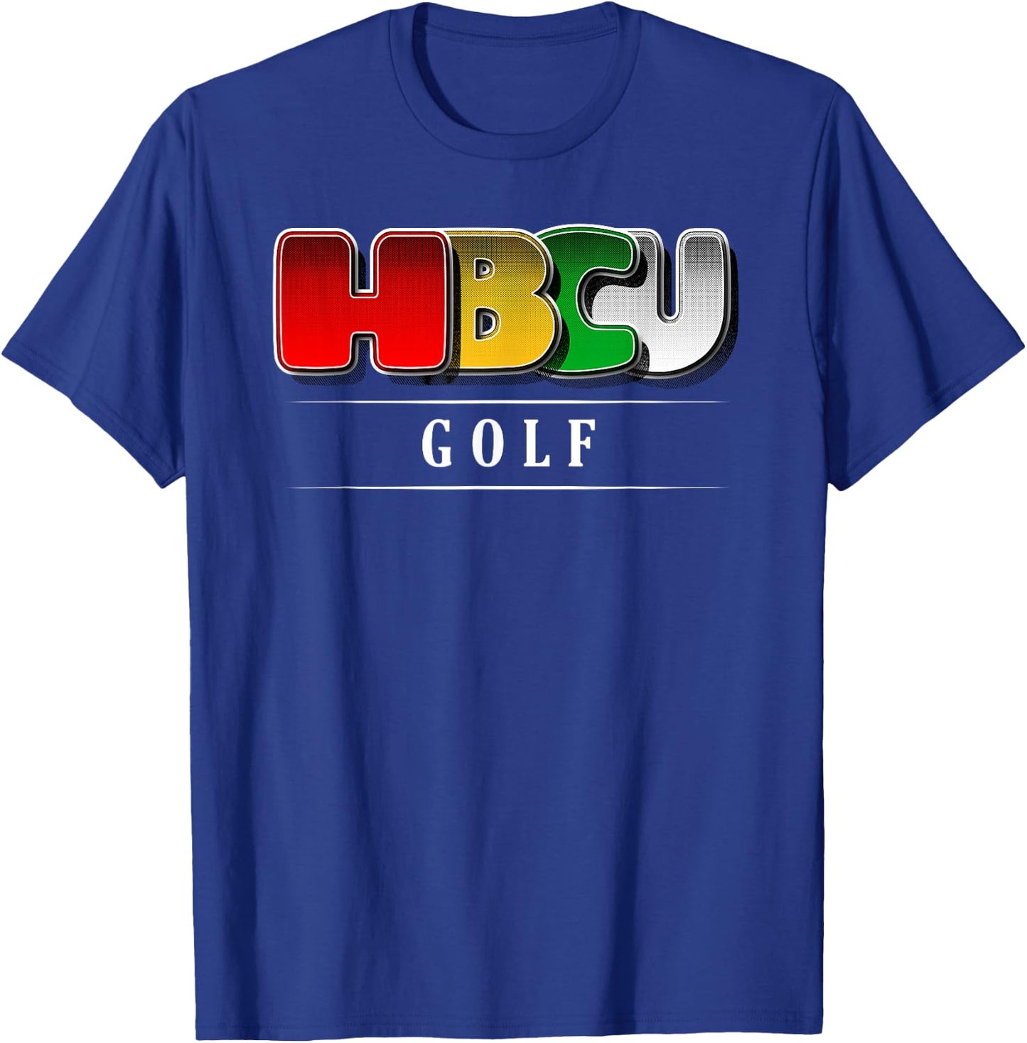 HBCU Golf - Excellence and Pride T-Shirt - T-Shirt | Royal