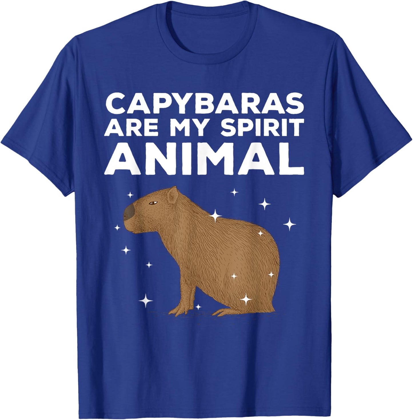 Cool Capybara Women Rodent Spirit Animal Zoologist T-Shirt - T-Shirt | Royal