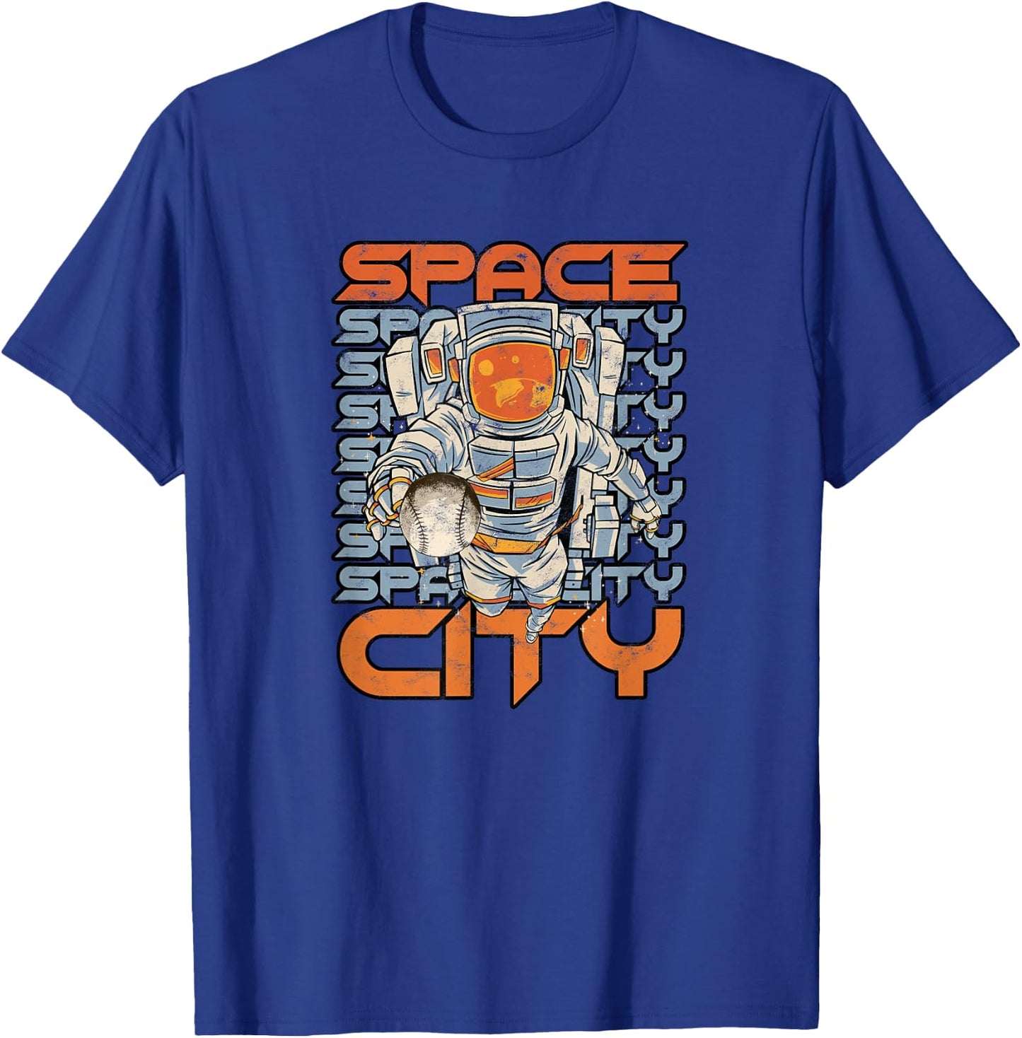 SPACE CITY H-Town Houston - Houston Pride T-Shirt - T-Shirt | Royal