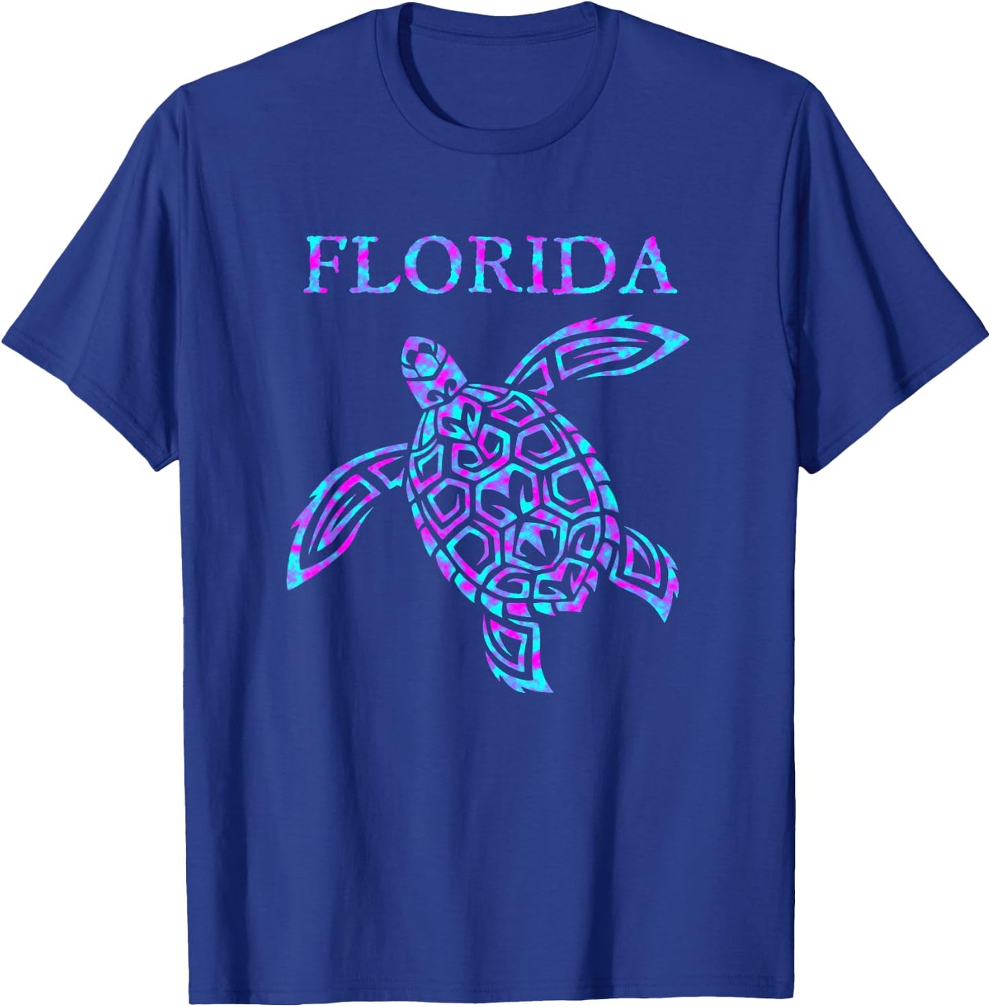 Florida Sea Turtle Boys Girls Toddler Vacation Souvenir T-Shirt - T-Shirt | Royal