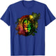 Reggae Lion Rastafari Music Freedom Zion Jamaica T-Shirt - T-Shirt | Royal