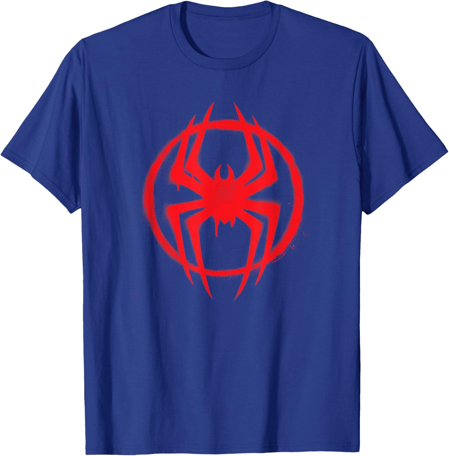 Marvel Spider-Man Across The Spider-Verse Part 1 Miles Logo T-Shirt - T-Shirt | Royal