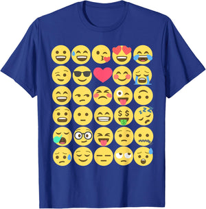 Emoticon set T-Shirt - T-Shirt | Royal