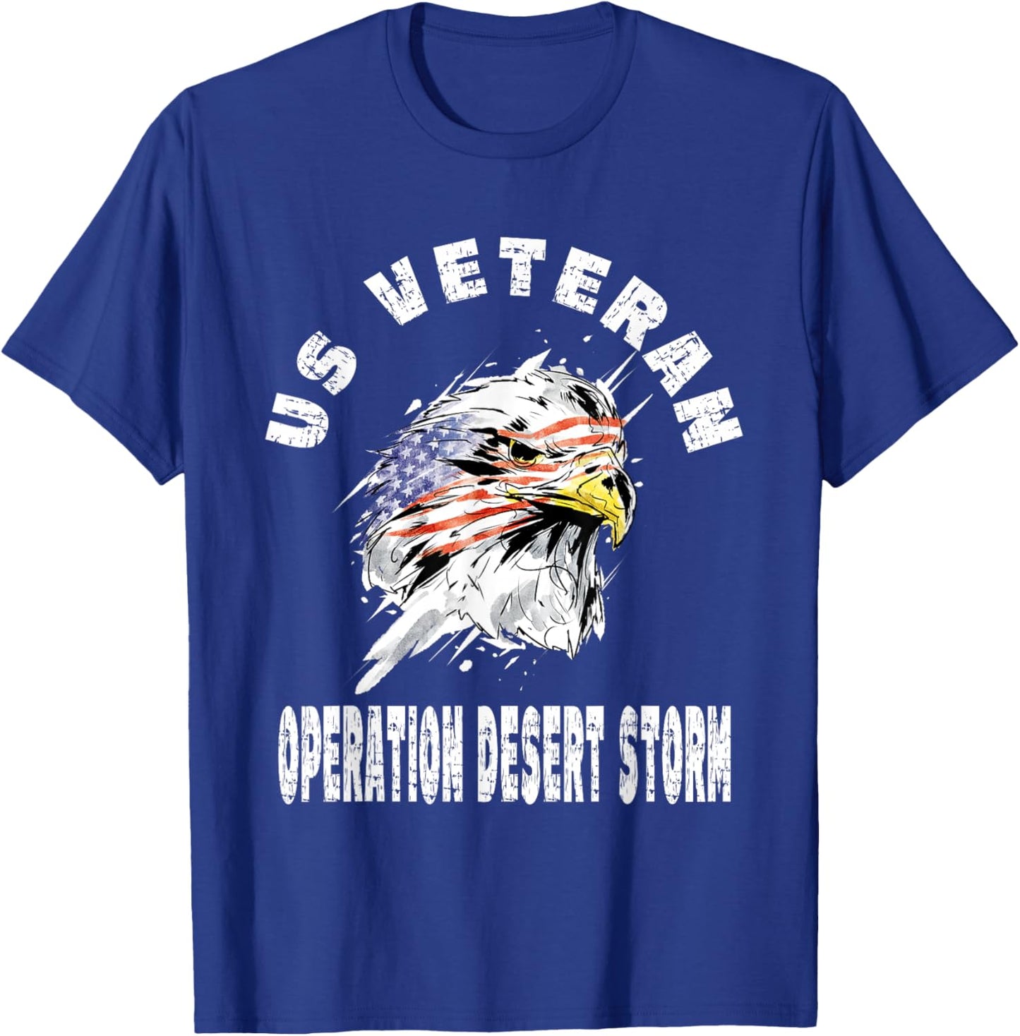 US Veteran Operation Desert Storm - Military War Campaign T-Shirt - T-Shirt | Royal