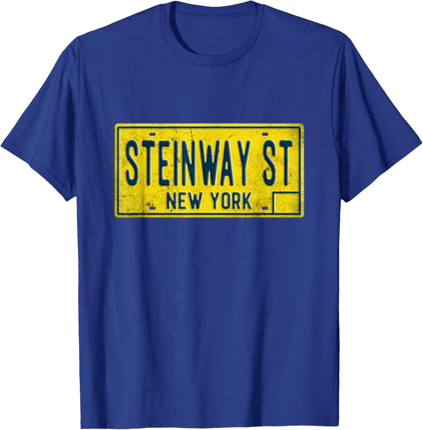 Steinway Street Astoria Queens NY New York Home Retro T-Shirt - T-Shirt | Royal