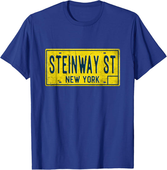 Steinway Street Astoria Queens NY New York Home Retro T-Shirt - T-Shirt | Royal