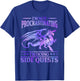 I'm Not Procrastinating I'm Doing Side Quests Dragons Master T-Shirt - T-Shirt | Royal