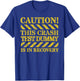 Car Crash, Broken Bone Or Surgery Recovery Apparel Crash Test Dummy Recovery T-Shirt - T-Shirt | Royal