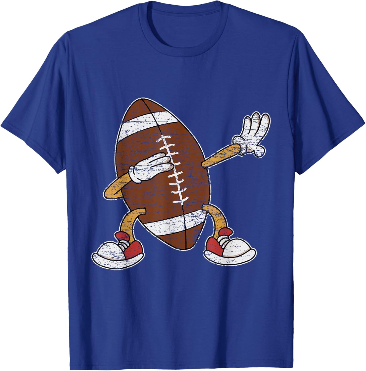 Dabbing Football Dab Footballer T-Shirt - T-Shirt | Royal