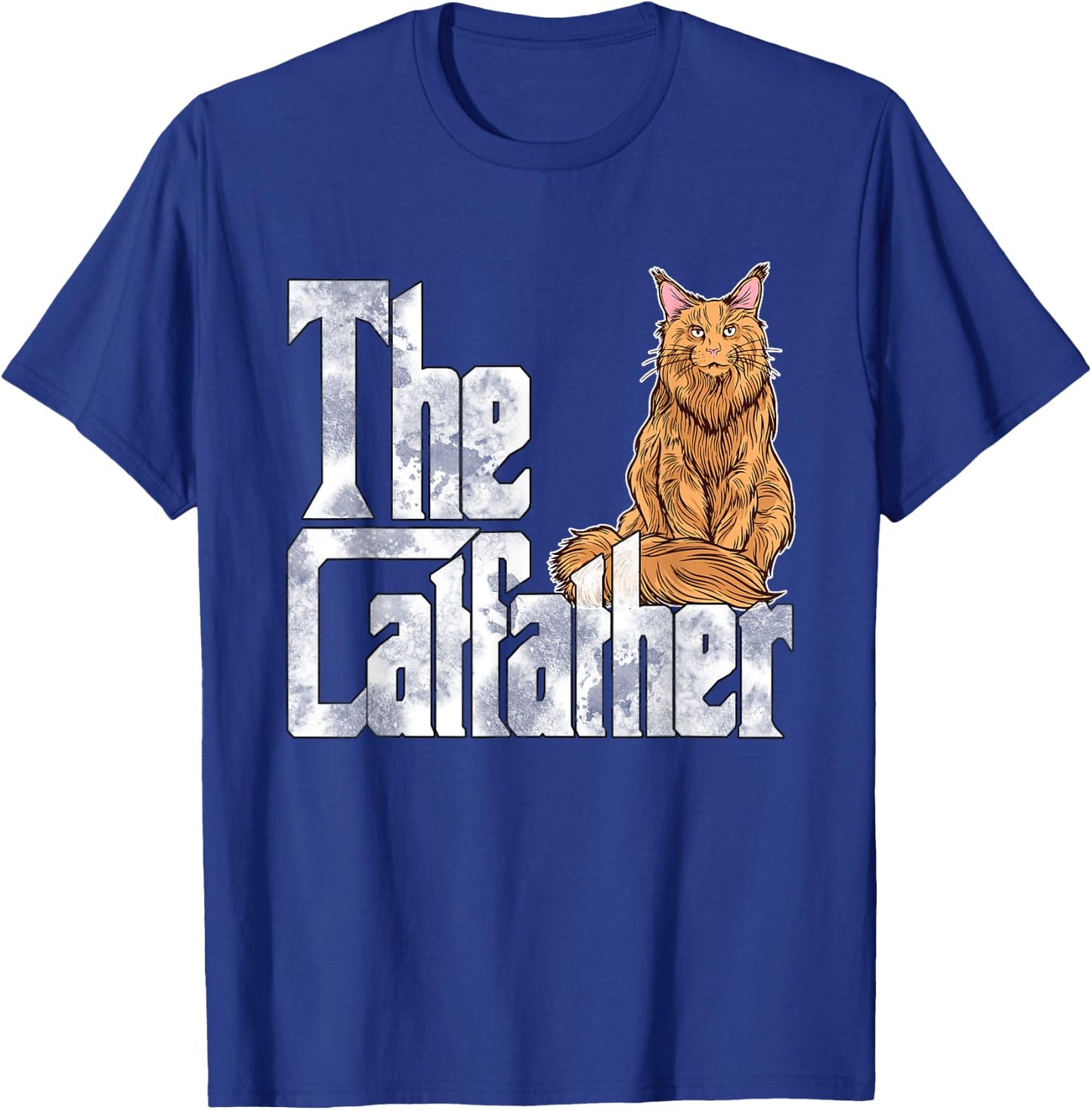 Cat Dad The Catfather Maine Coon Cat Father Kitty Daddy Women T-Shirt - T-Shirt | Royal