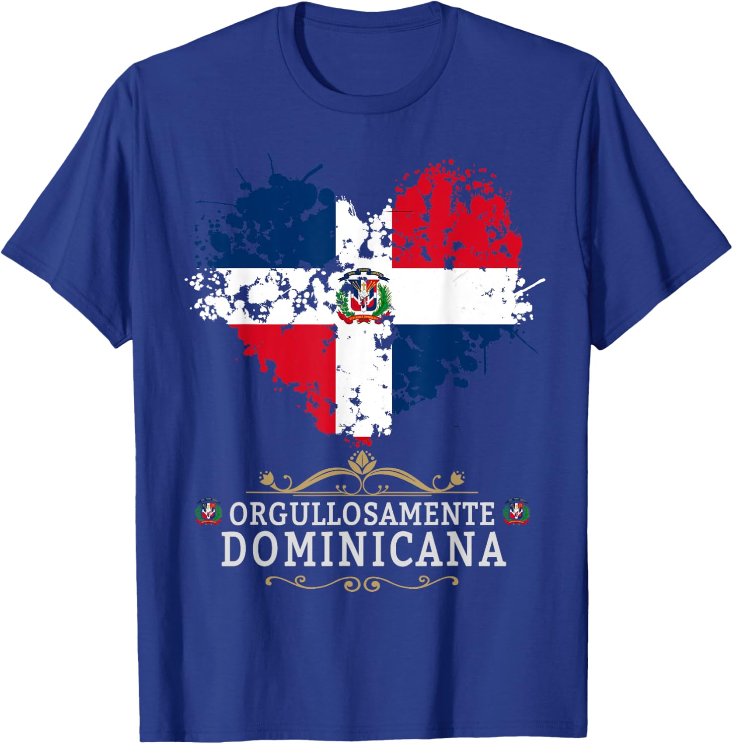 Coat of Arms Republica Dominicana & Dominican Flag Outfit T-Shirt - T-Shirt | Royal