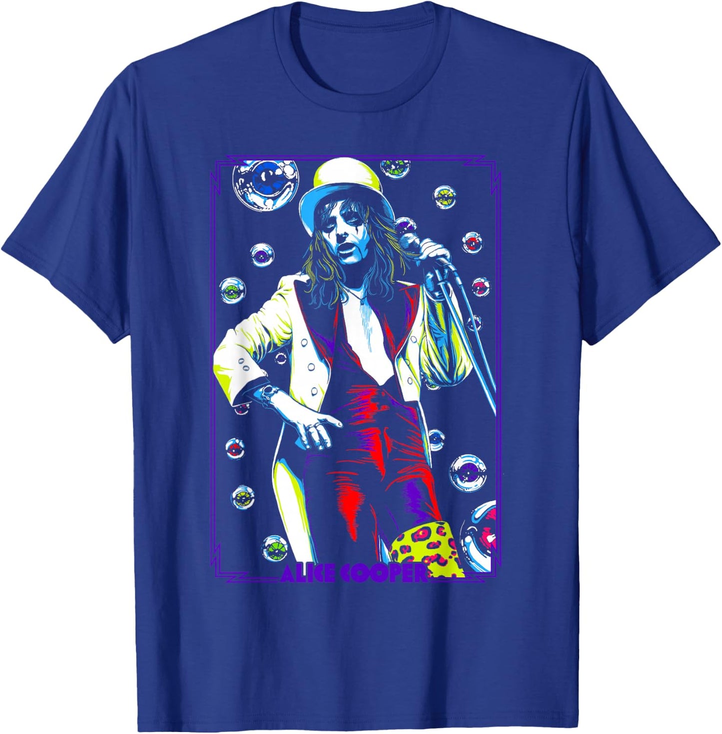 Alice Cooper – Bubble Alice T-Shirt - T-Shirt | Royal