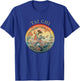 Women Tai Chi, Vintage historic Retro drawing, Harmony Flow T-Shirt - T-Shirt | Royal