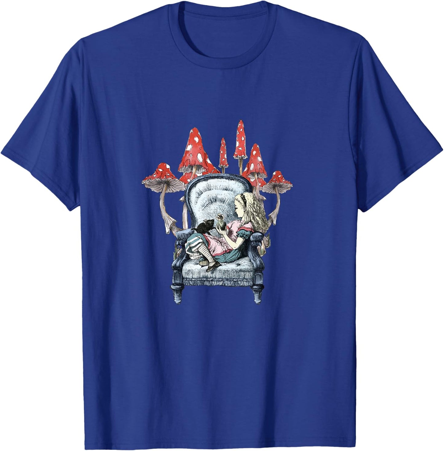 Alice In Wonderland - Alice Mushroom T-Shirt - T-Shirt | Royal