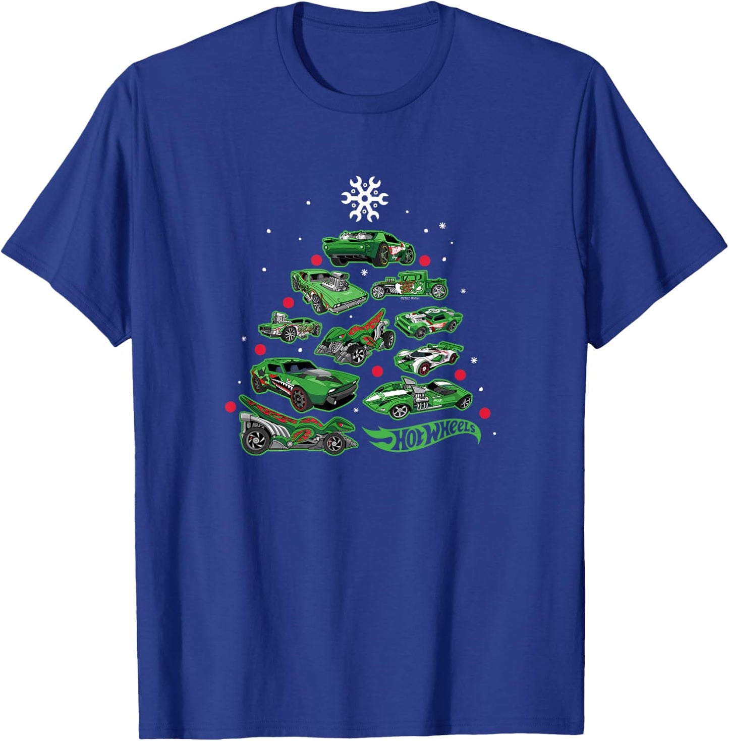 Hot Wheels - Car Tree T-Shirt - T-Shirt | Royal