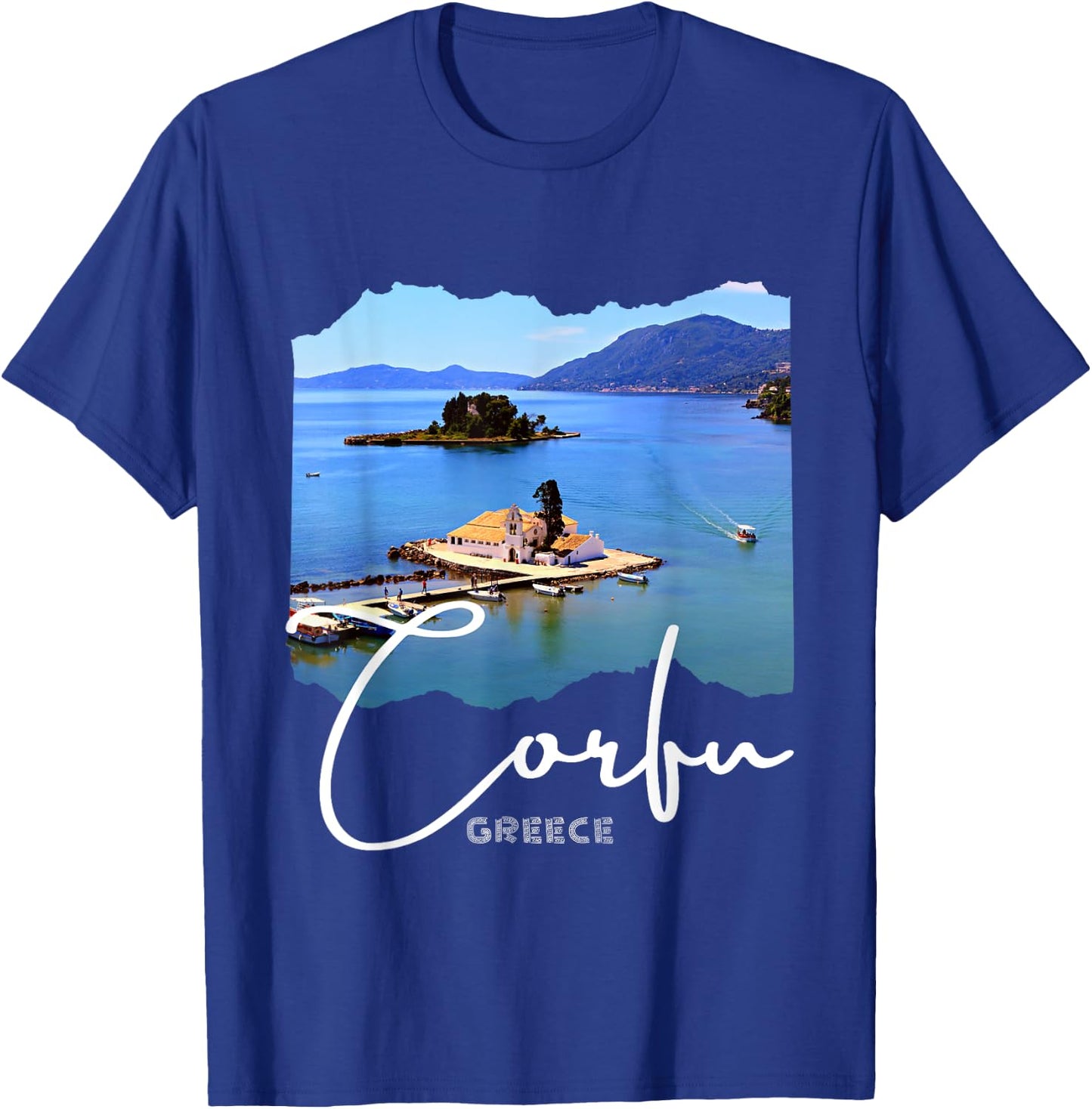 Corfu Island Greece Corfu T-Shirt - T-Shirt | Royal