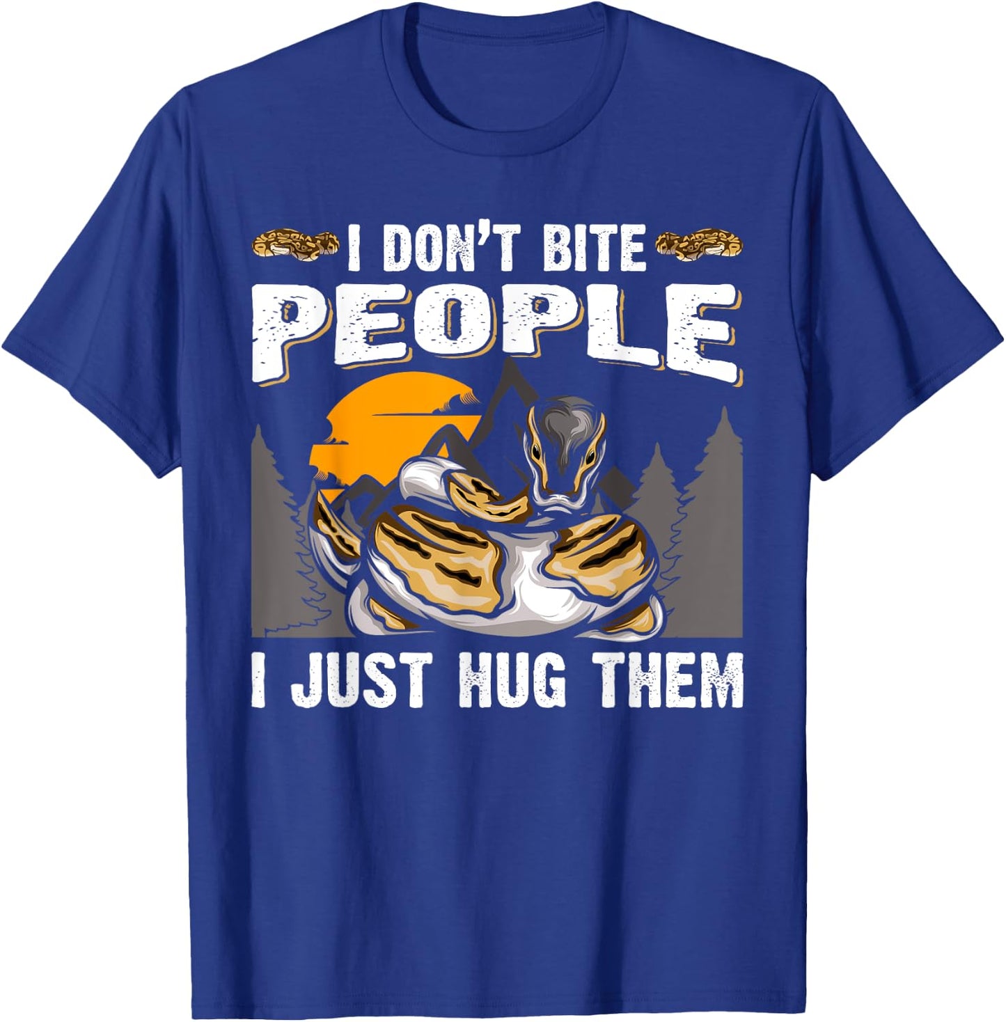 Snake Banana Ball Python T-Shirt - T-Shirt | Royal