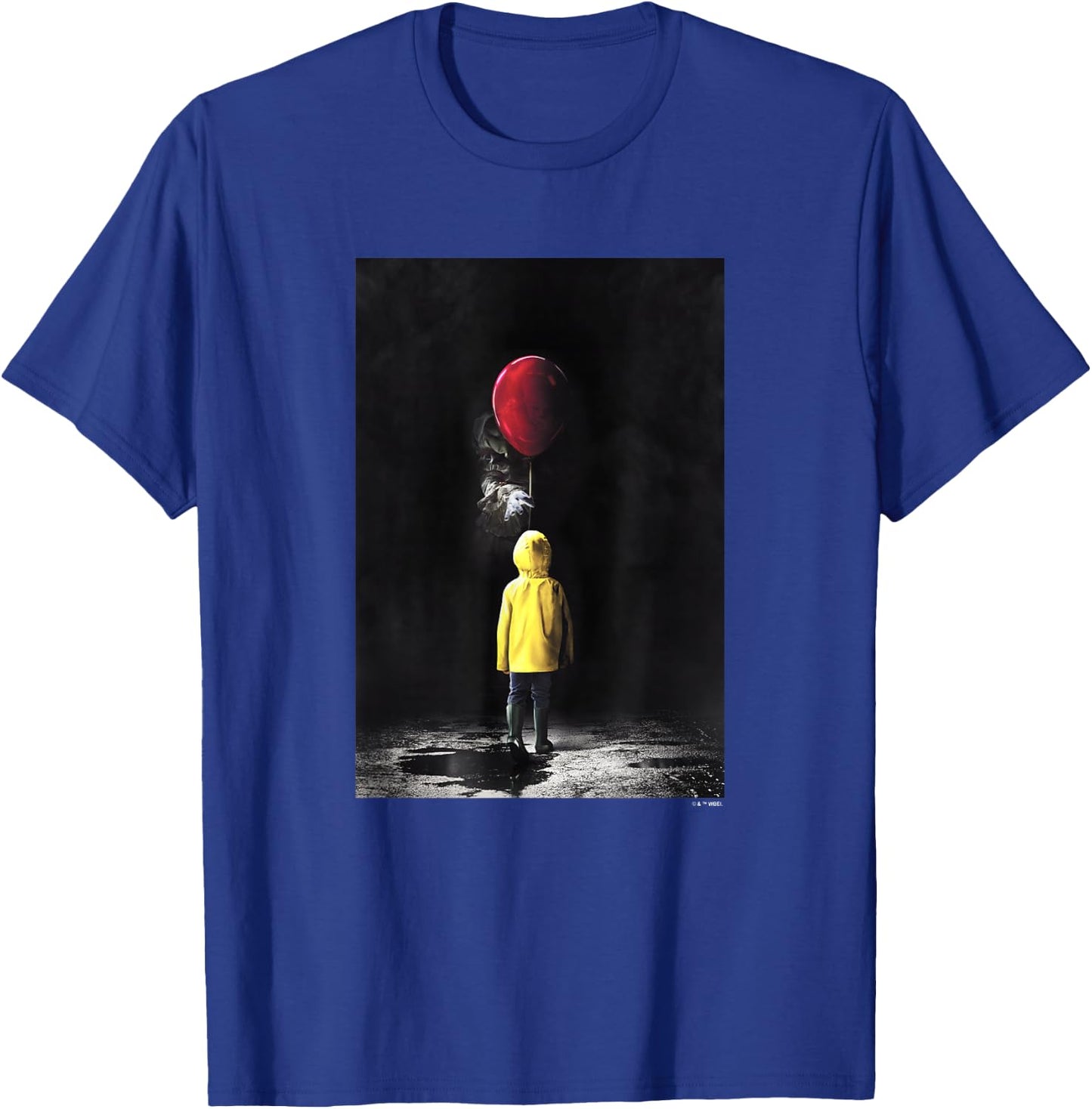It Pennywise & Georgie Red Balloon Iconic Movie Poster T-Shirt - T-Shirt | Royal