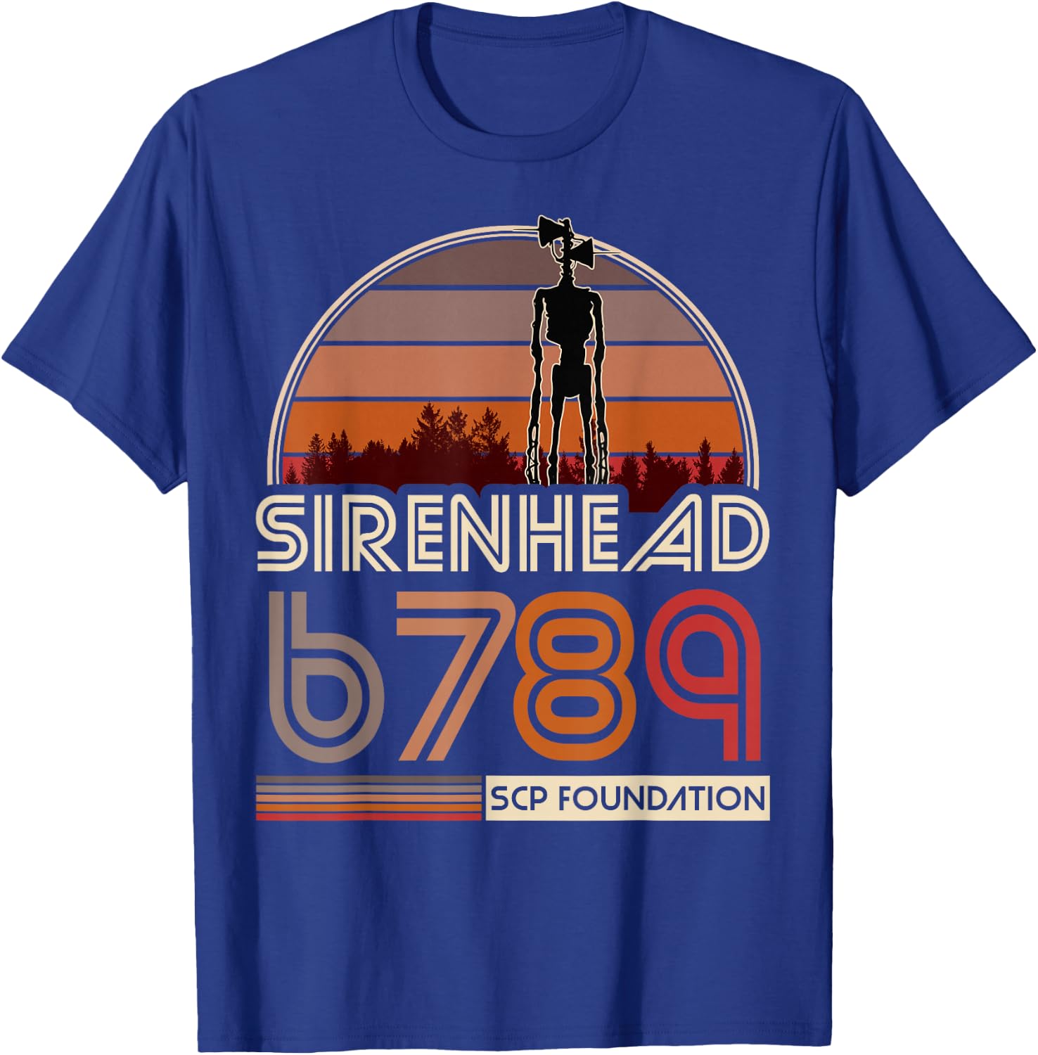 Sirenhead SCP-6789 SCP Foundation T-Shirt - T-Shirt | Royal