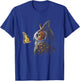 Owl With Butterfly Owl Lover Night Owl Bird T-Shirt - T-Shirt | Royal