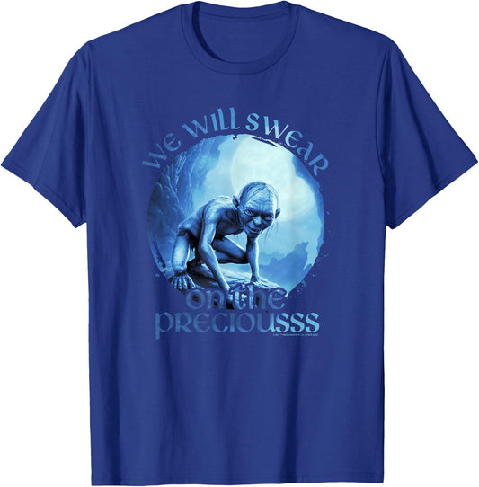 The Lord Of The Rings Gollum Swear On The Precious T-Shirt - T-Shirt | Royal