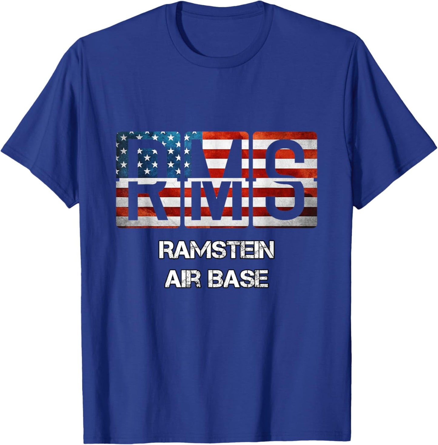 Ramstein Air Base RMS IATA ICAO ETAR Aviation Gift T-Shirt - T-Shirt | Royal