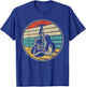 Vintage Retro 60s 70s Style Boxing Gloves Boxer Player Lover T-Shirt - T-Shirt | Royal