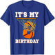 It's My 8th Birthday Basketball Boy Party 8 Years Old T-Shirt - T-Shirt | Royal