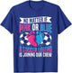 Soccer Themed Gender Reveal Party Design for a Soccer Player T-Shirt - T-Shirt | Royal