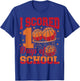Basketball 100th Day Of School 100 Days Of School T-Shirt - T-Shirt | Royal