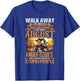 Vintage Walk Away I Am Grumpy Old Man I Was Born In August T-Shirt - T-Shirt | Royal