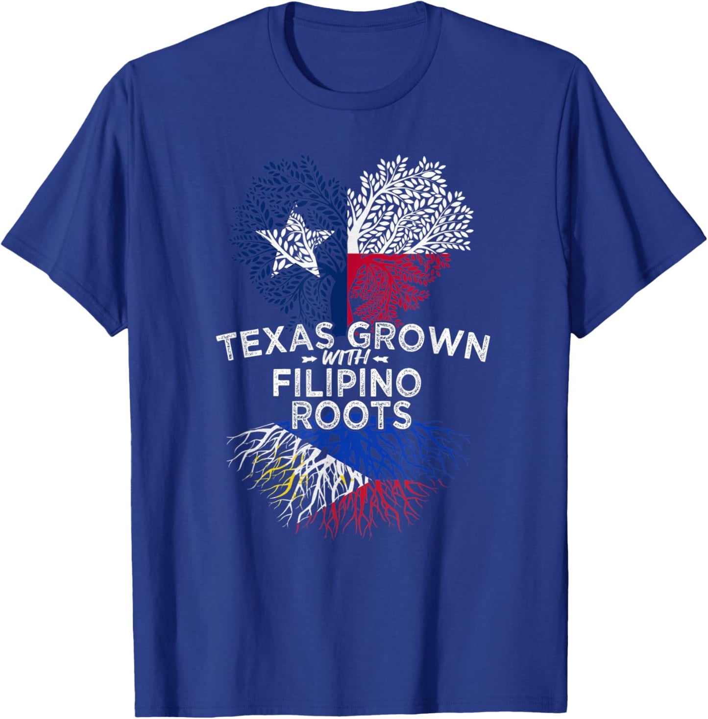 Texas Grown with Filipino Roots T-Shirt - T-Shirt | Royal