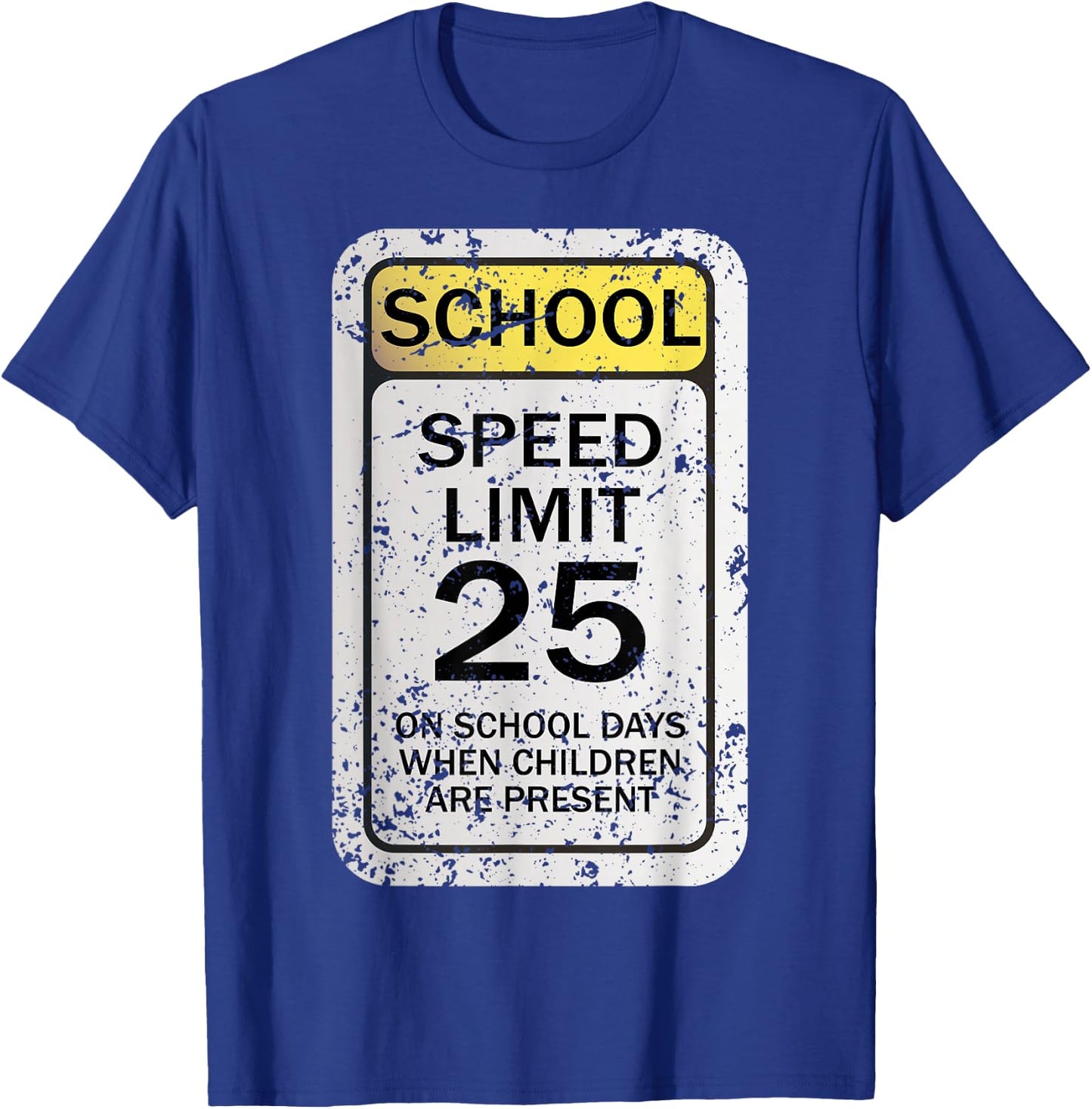 Road Signs Funny Traffic Signs Halloween Costume Party T-Shirt - T-Shirt | Royal