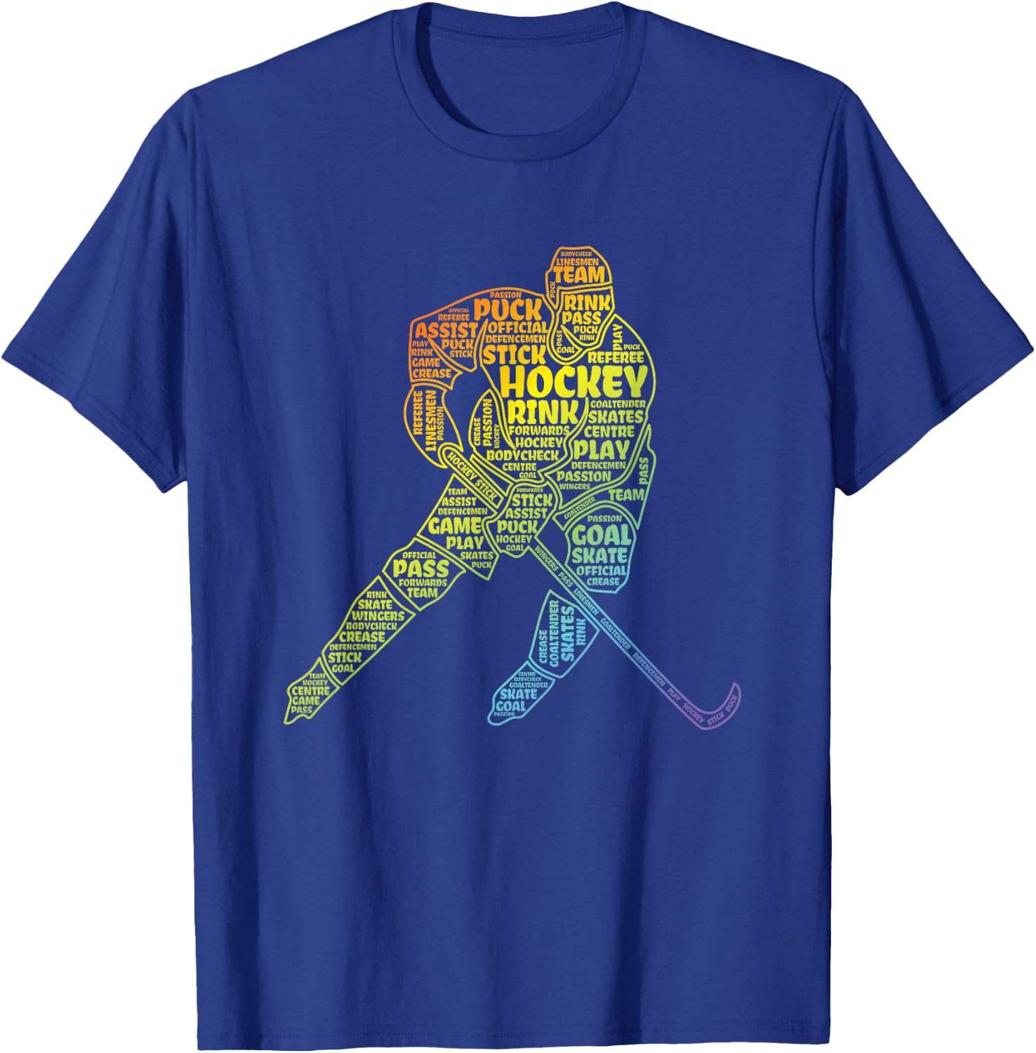Ice Hockey Boy T-Shirt - T-Shirt | Royal