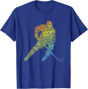 Ice Hockey Boy T-Shirt - T-Shirt | Royal