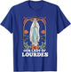 Our Lady of Lourdes Marian Pilgrimage Catholic T-Shirt - T-Shirt | Royal