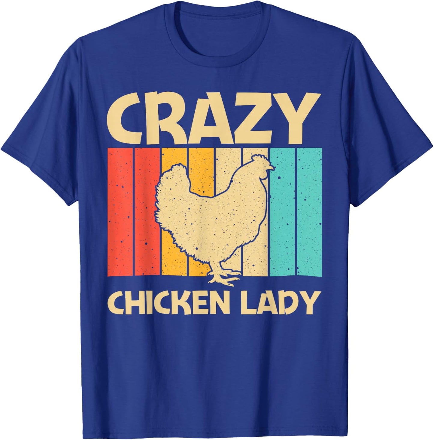 Funny Chicken Art Mom Chicken Farmer Poultry Lover T-Shirt - T-Shirt | Royal